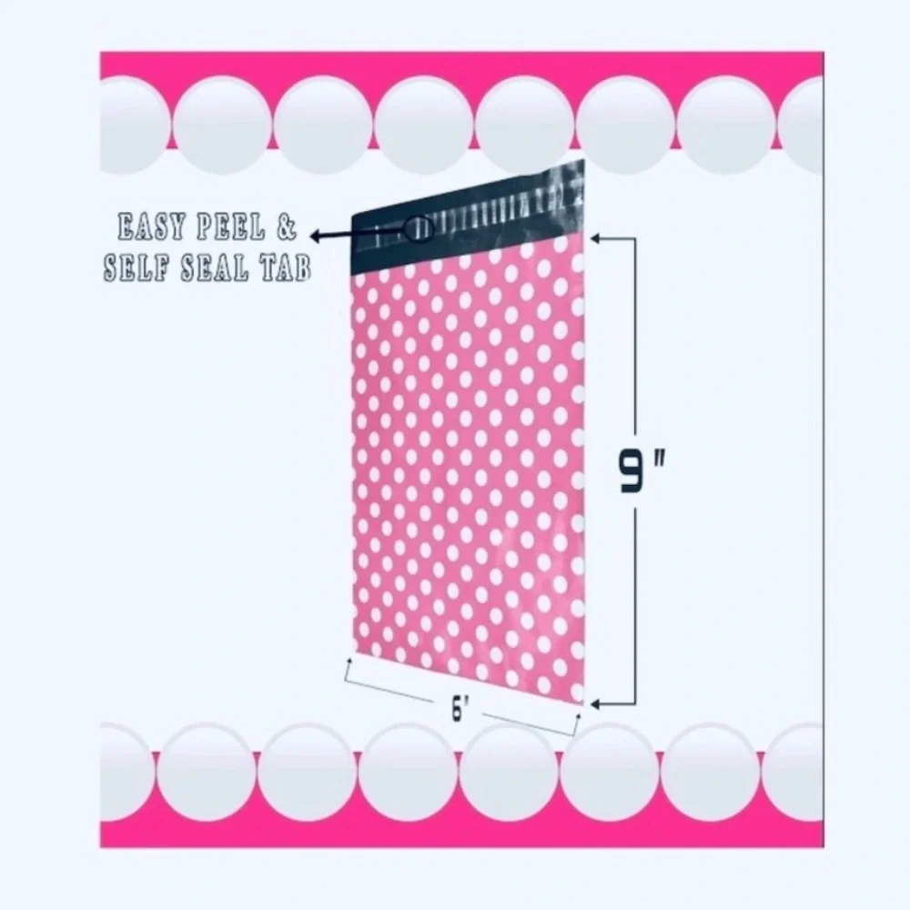 25ct ~  6x9’ Polymailer Bags~BONUS 25ct Free Stickers 🌺🆕🌺 USPS Approved!